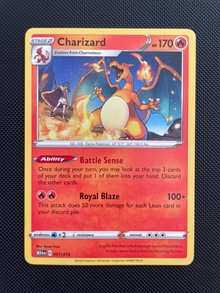 Charizard 001/015 McDonald’s 2024, Verzenden, Zo goed als nieuw
