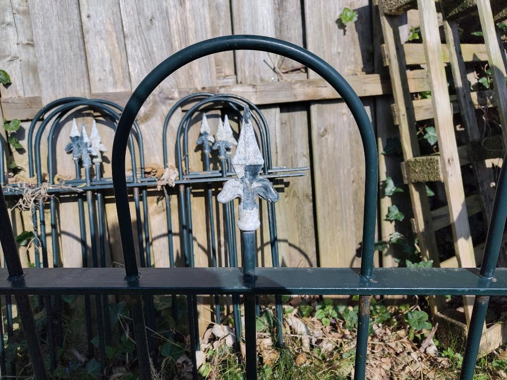 Ijzeren hekken, Tuin en Terras, Tuinhekken en Hekwerk, Ophalen, Gebruikt, IJzer, Sierhekwerk