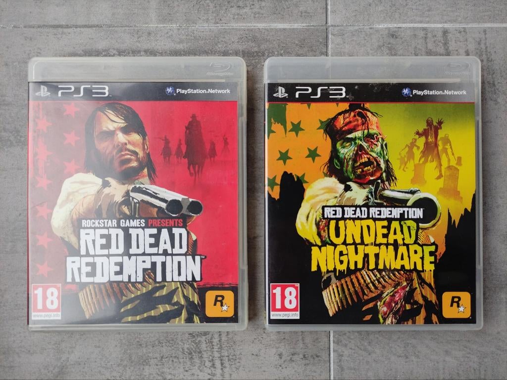 Ps3 bundel red dead redemption & undead nightmare + maps, Avontuur en Actie, Vanaf 18 jaar, 1 speler, Ophalen of Verzenden
