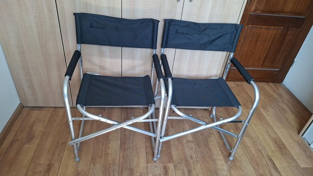 Isabella regisseursstoel twee stuks, Ophalen, Gebruikt, Campingstoel