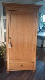 Prachtige antiek grenen 1 Deurskast/meidenkast/kledingkast, Ophalen of Verzenden, Gebruikt