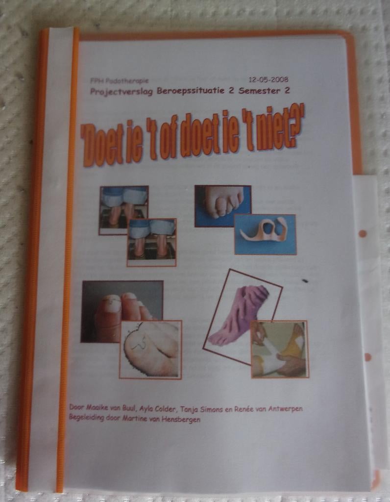 Podotherapie leerstof, Ophalen of Verzenden, Beta, Gelezen, HBO