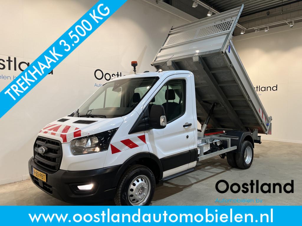 Ford Transit 2.0 TDCI L2 Trend 170 PK DL Dubbel Lucht RWD Ki, Auto's, 4 cilinders, Met garantie (alle), Wit, 11 km/l
