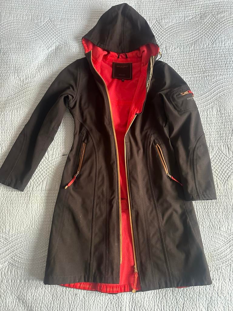 Ilse Jacobsen raincoat - rits kapot - maat 38, Ophalen of Verzenden, Gedragen, Maat 38/40 (M), Bruin
