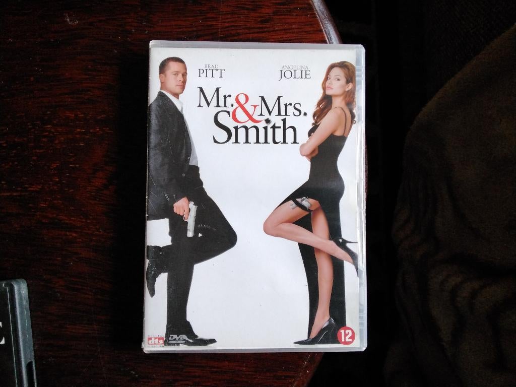 Mr & mrs Smith, origineel, Vanaf 12 jaar, Ophalen of Verzenden, Zo goed als nieuw, Actiekomedie