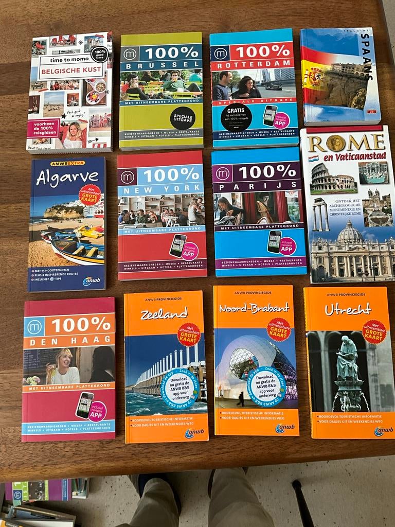 Diverse Reisgidsen: Ontdek de Wereld!, Boeken, Reisgidsen, Gelezen, Reisgids of -boek, Benelux, ANWB, Ophalen of Verzenden