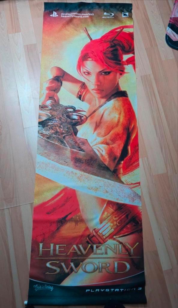 Heavenly Sword doekposter / wallscroll official promo, Verzamelen, Posters, Nieuw, Film en Tv, Ophalen of Verzenden