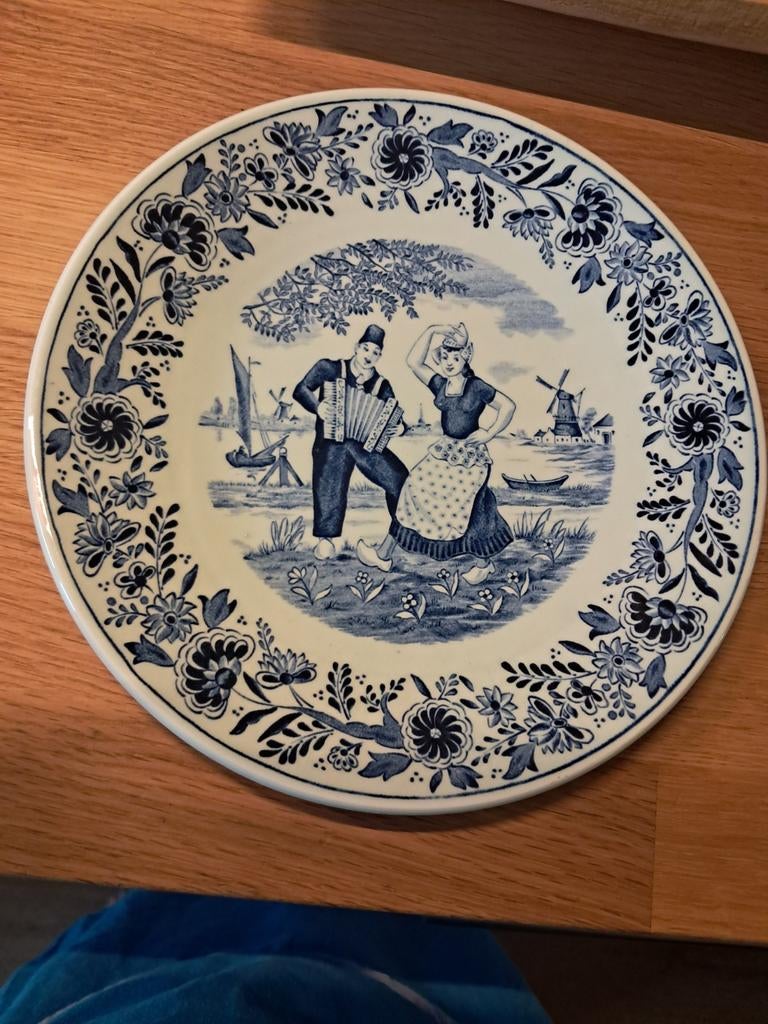 Delfts blauw sierbord, Antiek en Kunst, Ophalen