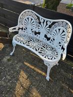 Tuinbankje van metaal barok stijl, Ophalen, Gebruikt, Metaal