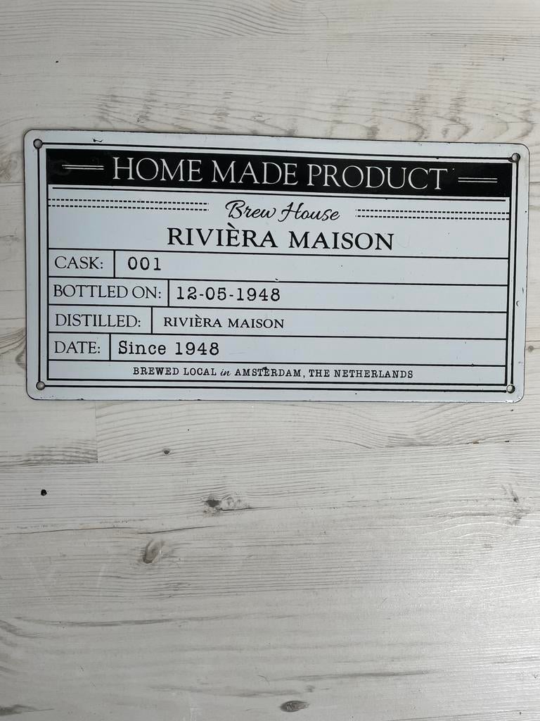 Riviera Maison decoratie, Huis en Inrichting, Ophalen of Verzenden, Zo goed als nieuw, Overige typen