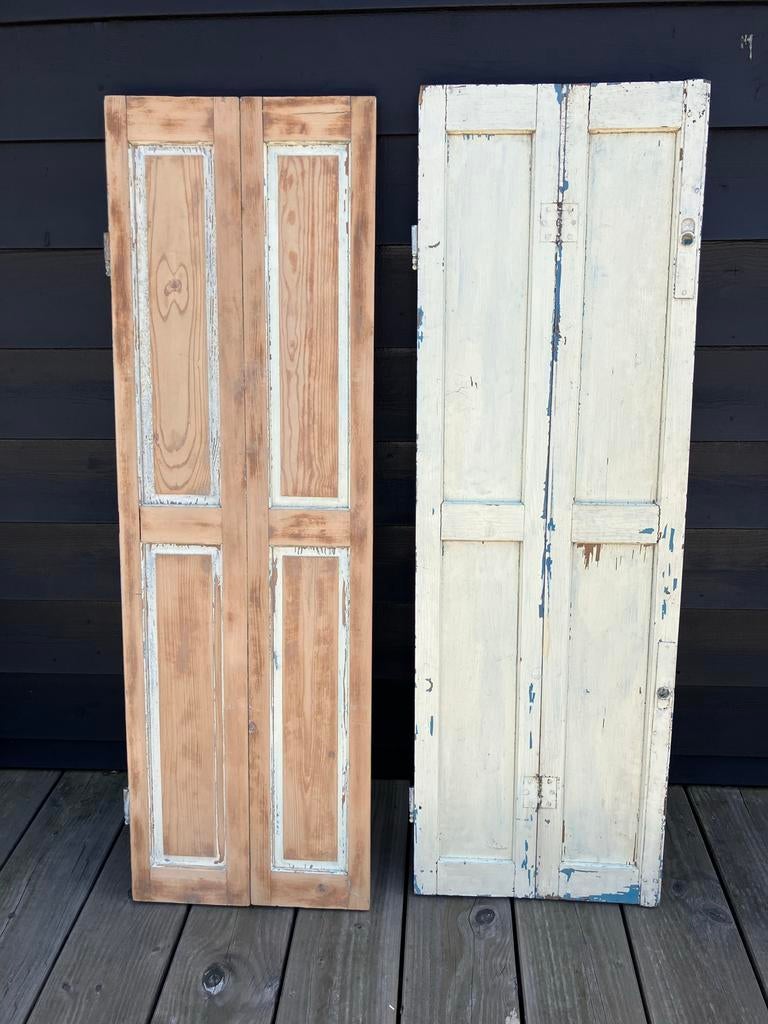 Oude vouwdeuren, Antiek en Kunst, Antiek | Meubels | Kasten, Ophalen of Verzenden