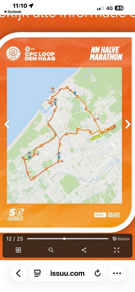 Cpc halve marathon startbewijs, Tickets en Kaartjes, Evenementen en Festivals, Eén persoon