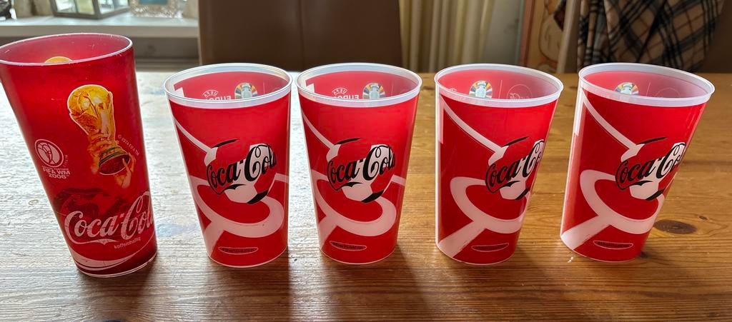 Coca-Cola WK 2006 & EK 2024 beker Set UEFA Germany, Ophalen of Verzenden, Zo goed als nieuw, Gebruiksvoorwerp