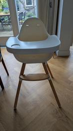 Kinderstoel met eetblad en gordel - Childwood Evolu 2, Kinderen en Baby's, Kinderstoelen, Ophalen of Verzenden, Gebruikt, Meegroeistoel