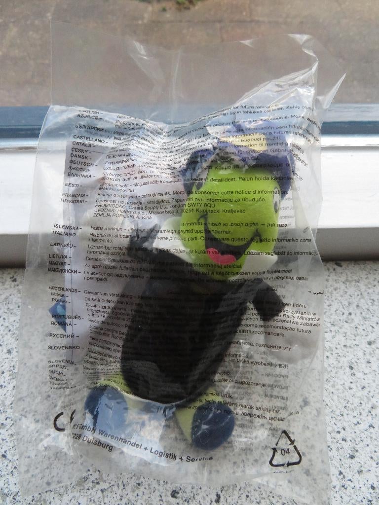 Japie Krekel van Pinokkio Mc Donalds Happy Meal Walt Disney, Disney, Disney, Overige typen, Nieuw