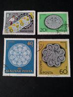 Hongarije Textielmuseum kanten kleedjes gestempeld, Ophalen of Verzenden, Gestempeld