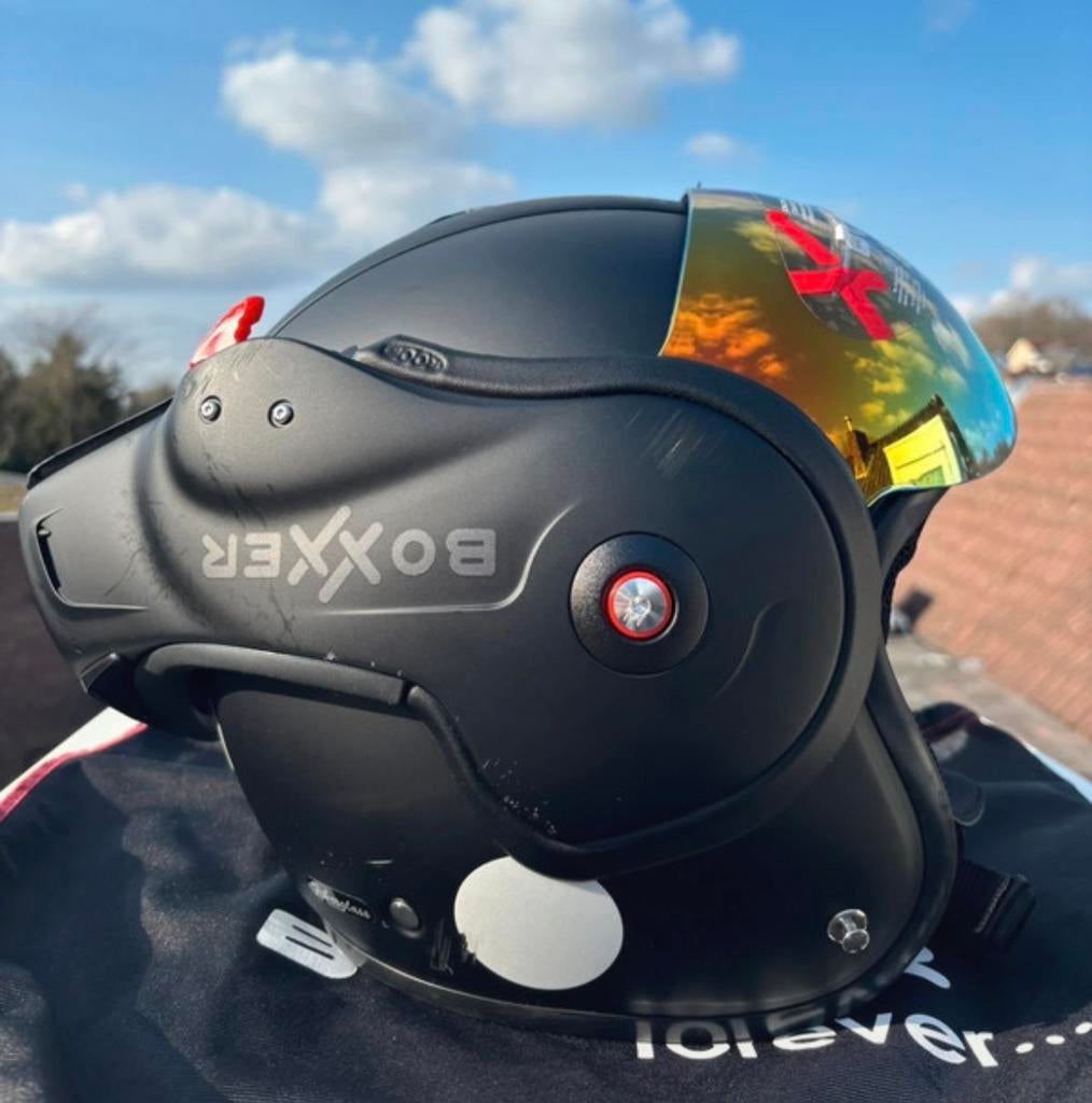 Boxer helm ro9, Motoren, Kleding | Motorhelmen, Heren, Systeemhelm, Overige merken, Tweedehands, Ophalen of Verzenden