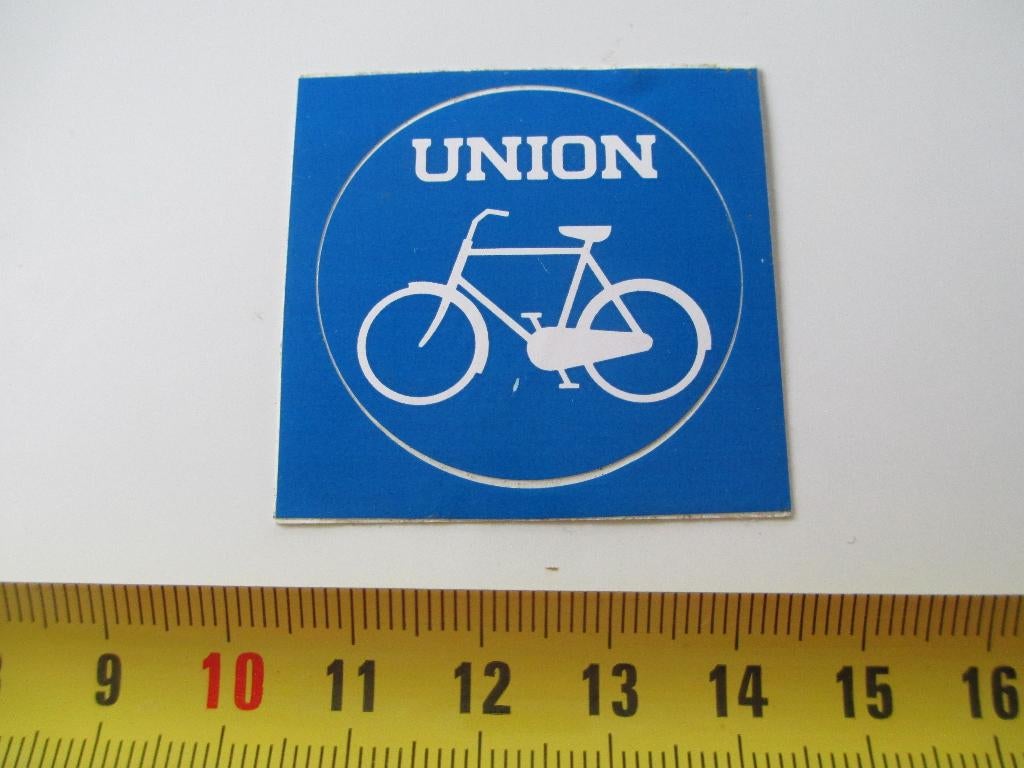 sticker UNION Fiets, Verzamelen, Ophalen, Zo goed als nieuw
