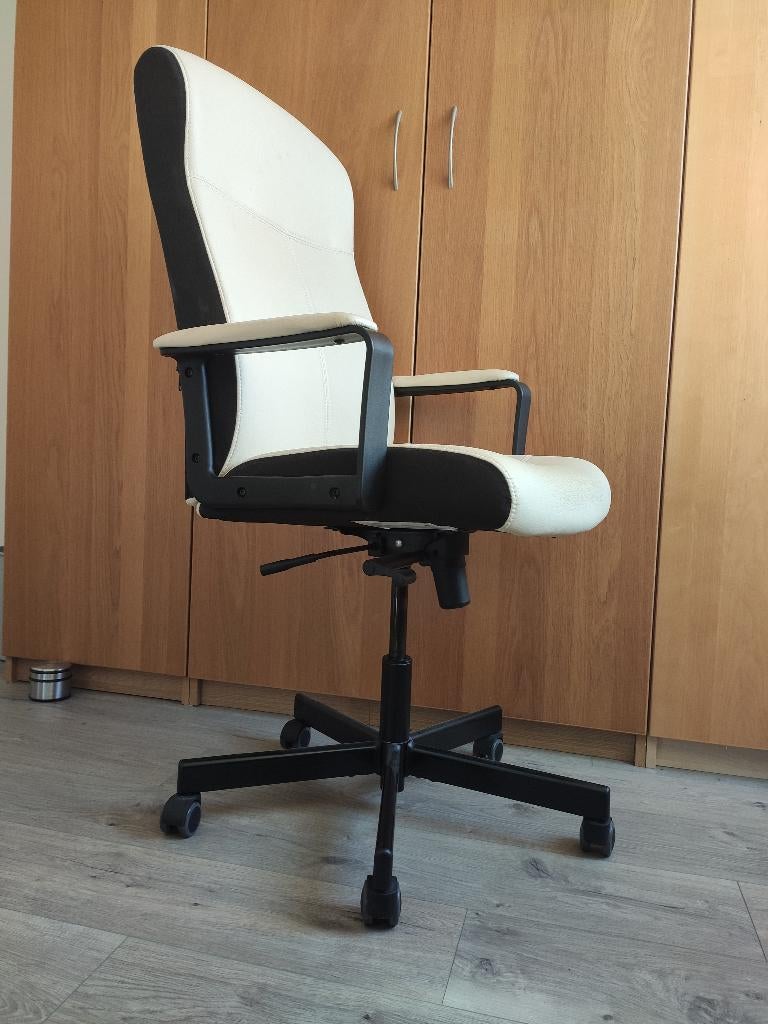 Bureaustoel, Ophalen, Gebruikt, Wit, Bureaustoel