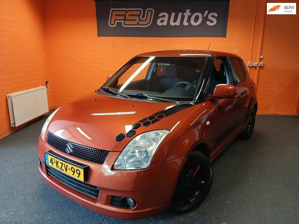 Suzuki Swift 1.3 16V / 5 DEURS / SPORT-EDITION / AIRCO!, Voorwielaandrijving, Stof, Zwart, 965 kg