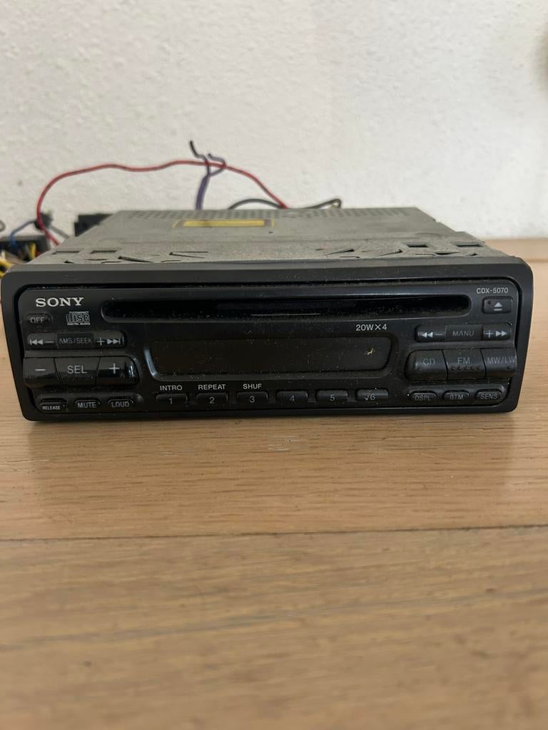 Sony auto radio/cd speler, Auto diversen, Ophalen of Verzenden, Zo goed als nieuw