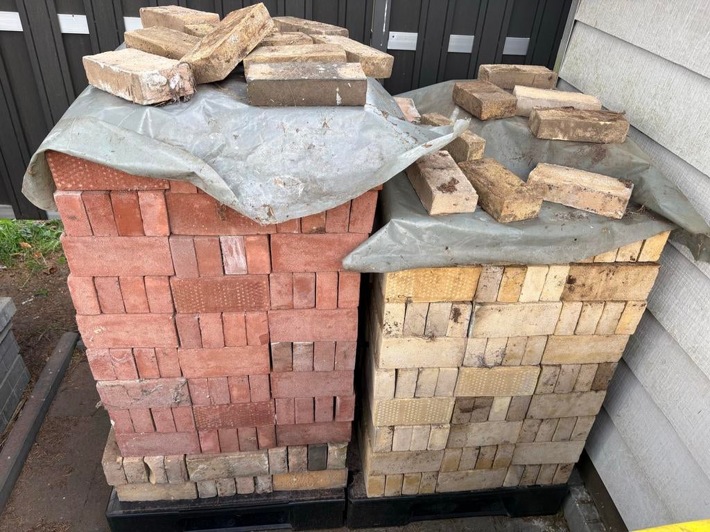 Nieuw/gebruikt bakstenen, Doe-het-zelf en Verbouw, Metselstenen, Ophalen, Nieuw, Bakstenen