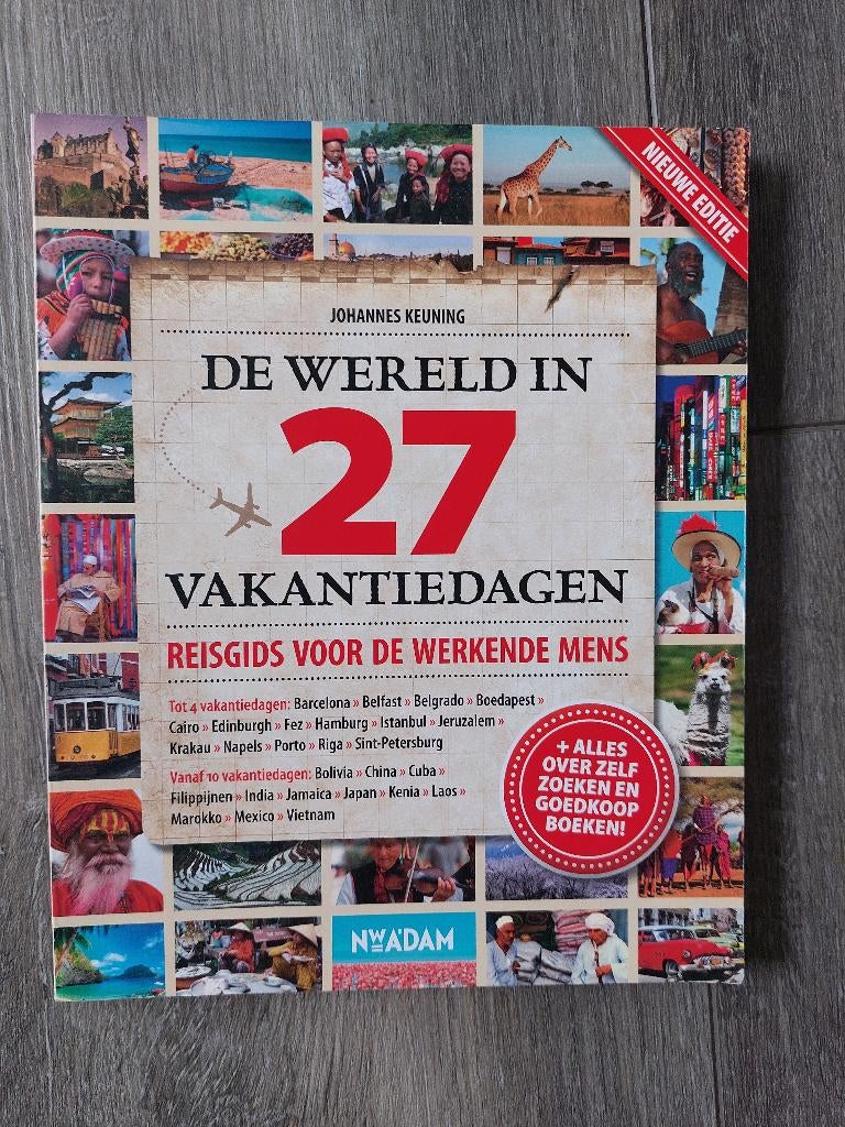 De wereld in 27 vakantiedagen J Keuning, Reisgids, Boeken, Overige merken, Europa, Ophalen of Verzenden, Zo goed als nieuw