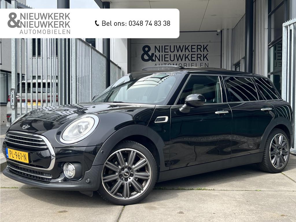 MINI Clubman 1.5 Cooper Chili | AUTOMAAT | LEDER | SCHUIF/KA, Auto's, 136 pk, Gebruikt, Met garantie (alle), Zwart