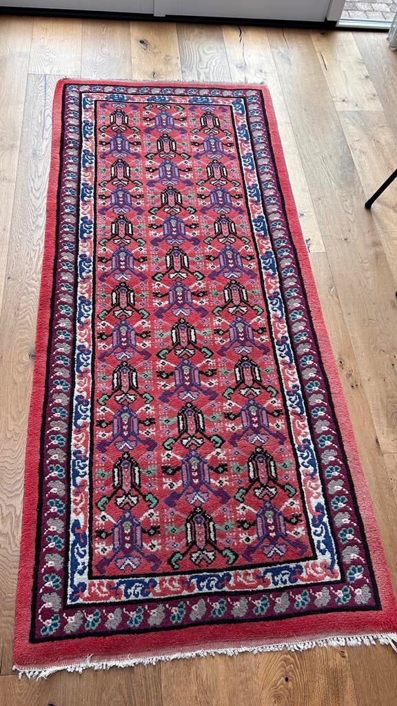 Handgeknoopt Tunesish tapijt, Huis en Inrichting, Stoffering | Tapijten en Kleden, Ophalen, Gebruikt, 200 cm of meer, 50 tot 100 cm