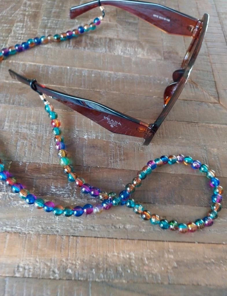 Handgemaakte zonnebrillen ketting, Ophalen of Verzenden, Nieuw, Zonnebril, Overige merken