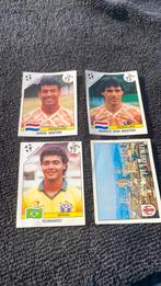 4 x panini wk 90 met van basten en romario, Ophalen of Verzenden, Zo goed als nieuw, Buitenlandse clubs, Poster, Plaatje of Sticker