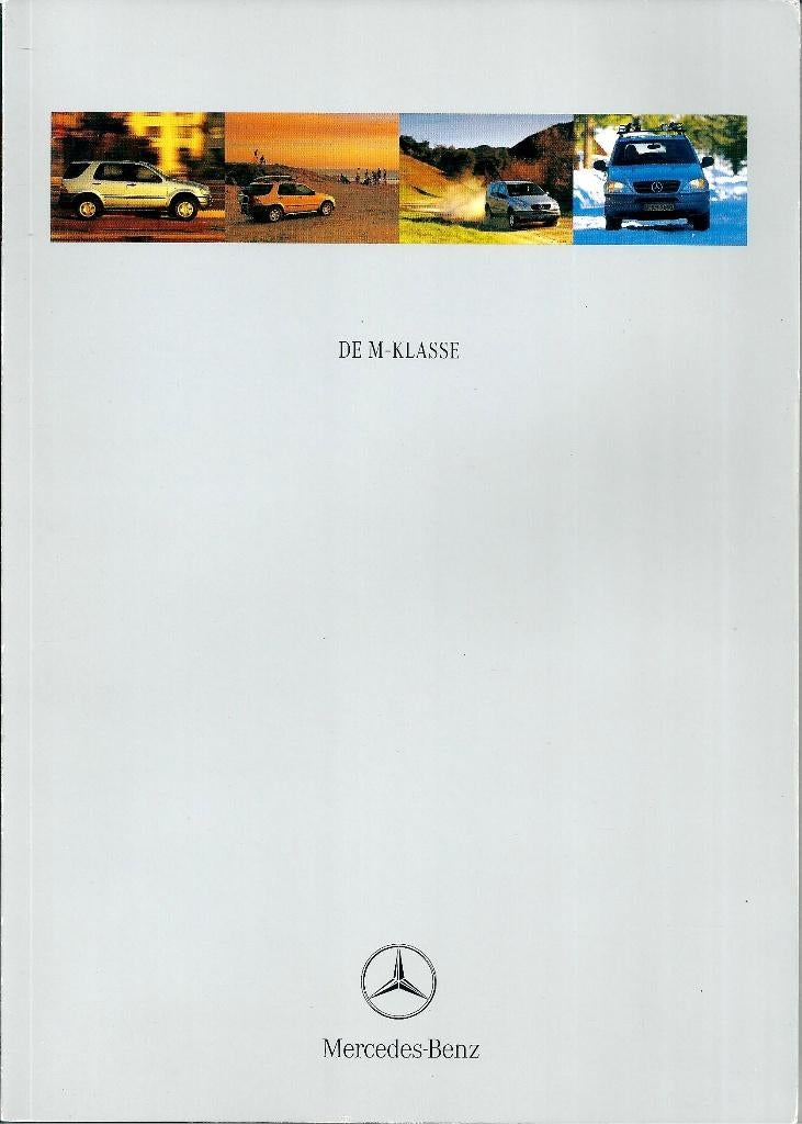Brochure Mercedes M Klasse 1999, Ophalen of Verzenden, Gelezen, Mercedes