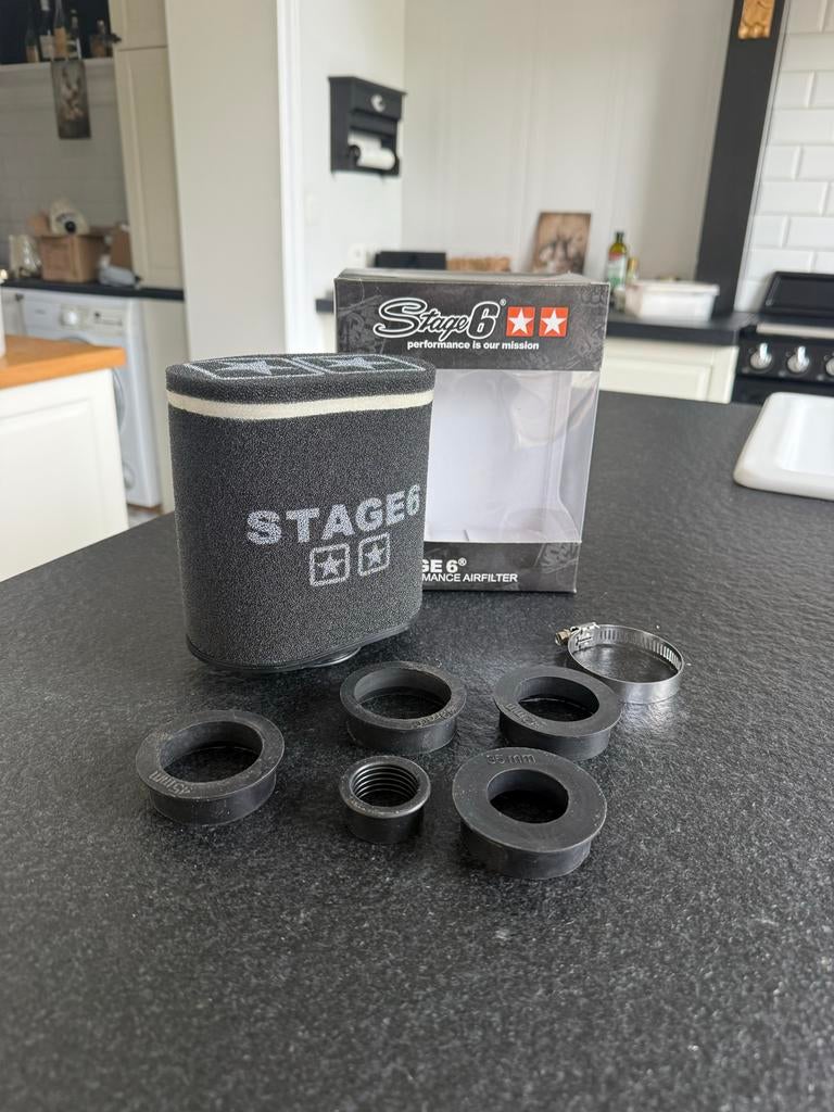 Stage 6 luchtfilter, Fietsen en Brommers, Brommeronderdelen | Algemeen, Nieuw, Overige typen, Ophalen of Verzenden