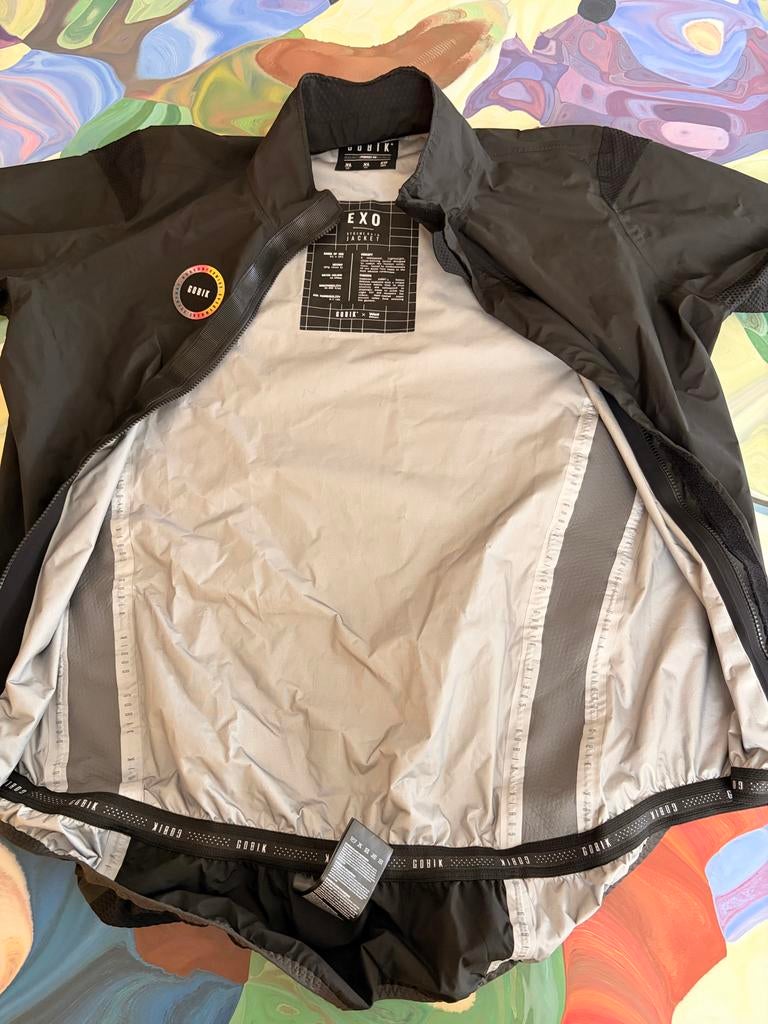 Gobik EXO XL Regenjas - Event DV storm, Fietsen en Brommers, Fietsaccessoires | Fietskleding, Zo goed als nieuw, Heren, Bovenkleding