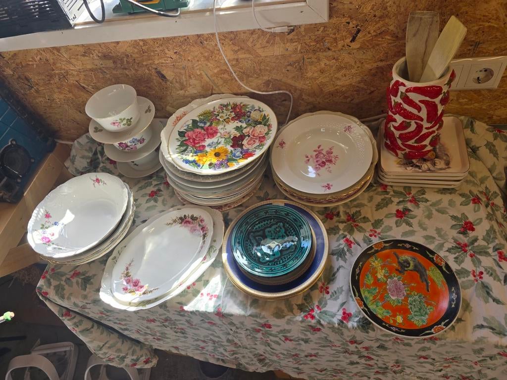Brocante romantisch servies, Ophalen of Verzenden