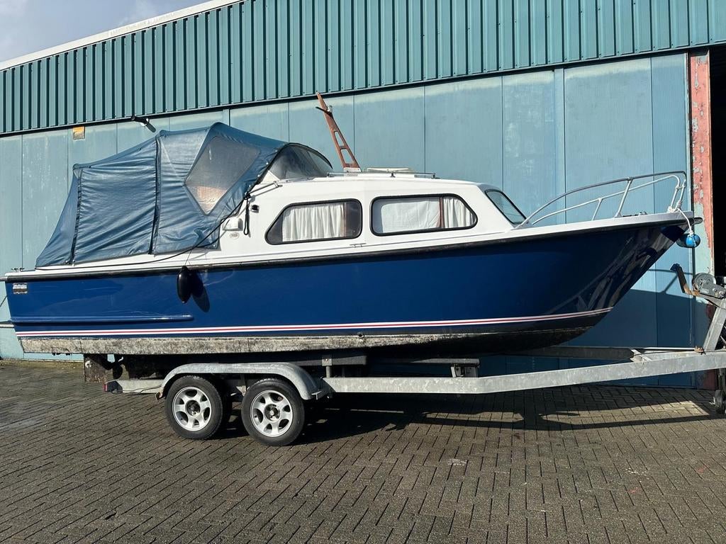 Waterlander 700 Renault 50 Pk benzine. Ruime familie boot, Ophalen, Gebruikt, Onbekend, Onbekend