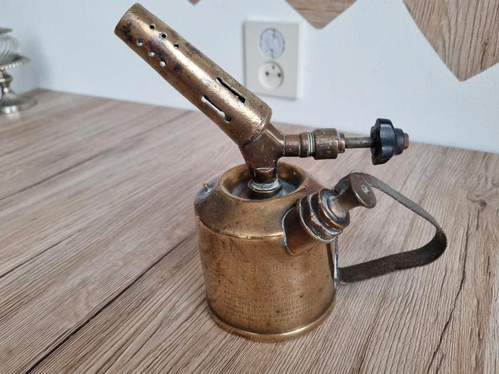 Prachtige Antieke Benzine Brander G.Barthel BM 116 Germany, Antiek en Kunst, Antiek | Gereedschap en Instrumenten, Verzenden