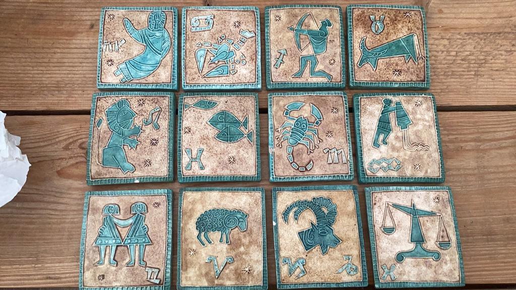 Complete serie Sterrenbeelden Frans Tuinstra Neercanne, Antiek en Kunst, Ophalen