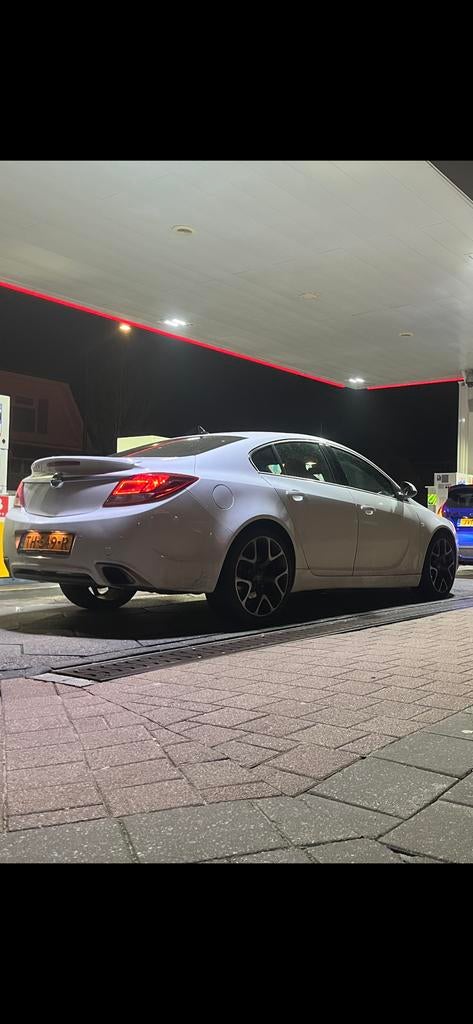 Opel Insignia 2.8 Turbo 239KW 4-DRS 4X4 2010 Wit, Auto's, Zwart, Leder en Stof, Wit, Parkeersensor