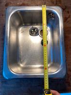 Roestvrijstalen spoelbak (boot), Minder dan 50 cm, Ophalen of Verzenden, Zo goed als nieuw, Minder dan 25 cm