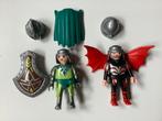 Playmobil ridders groen zilver en rood met vleugels, Ophalen, Zo goed als nieuw