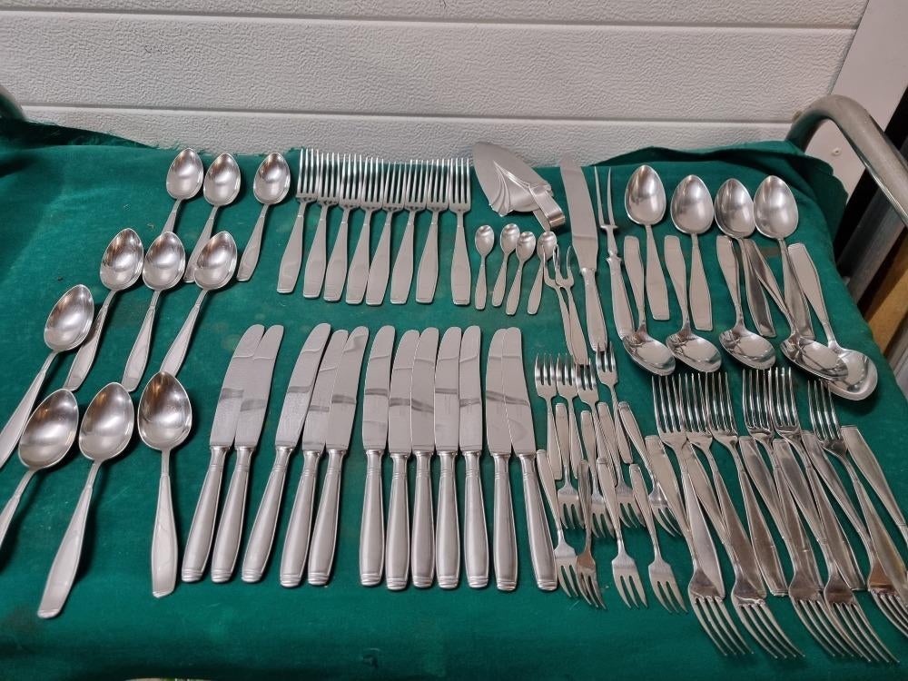 bestek gero zilmeta 562 carre  91 delig vintage, Ophalen of Verzenden, 'T Olde Gre-j, Info@toldegrej.nl, Endepoelstraat 20f Didam