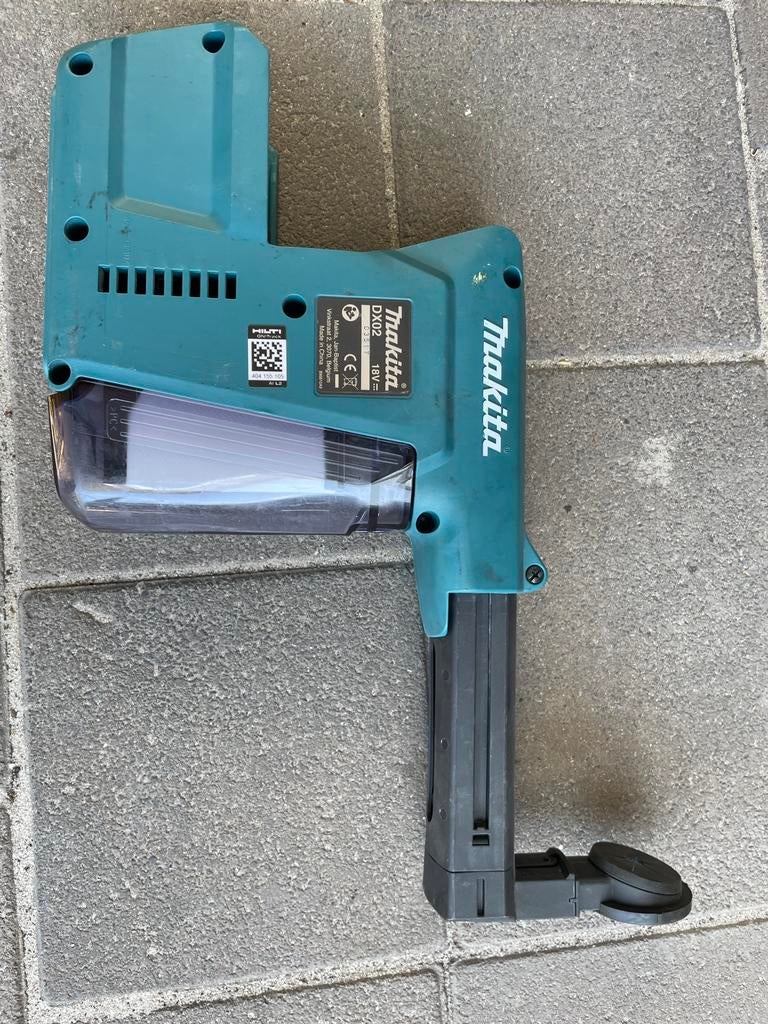 Gebruikte Makita DX02 stofafzuigunit, Ophalen, Gebruikt