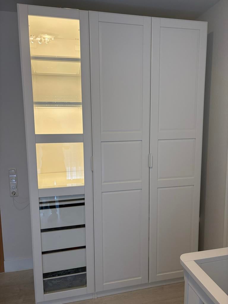 Ikea pax kast met lades en planken - Zo goed als nieuw, Huis en Inrichting, Kasten | Kledingkasten, Ophalen, 200 cm of meer, 150 tot 200 cm