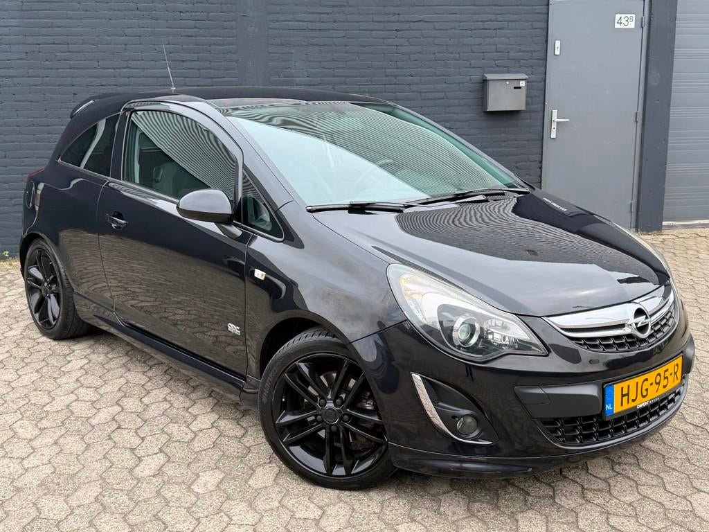 Opel CORSA 1.4 Turbo Color Ed|OPC LINE|NAVI|CRUISE|AIRCO|APK, Auto's, Voorwielaandrijving, Euro 5, Gebruikt, Navigatiesysteem