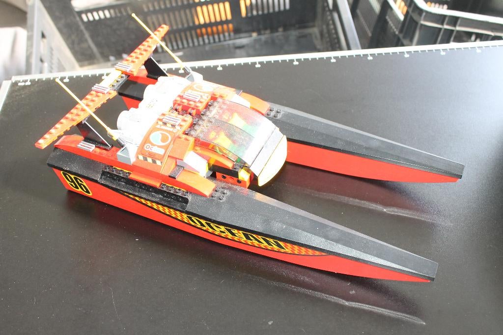 lego city powerboot 7244, City, Lego, Ophalen of Verzenden, Zo goed als nieuw