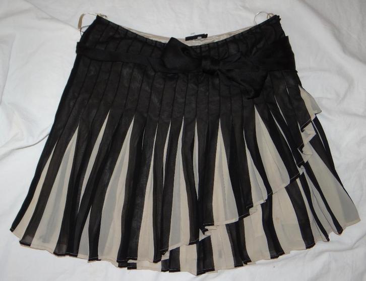 Leuke cremekleurige/zwarte STEPS rok, Kleding | Dames, Rokken, Gedragen, Maat 42/44 (L), Zwart, Knielengte, Ophalen