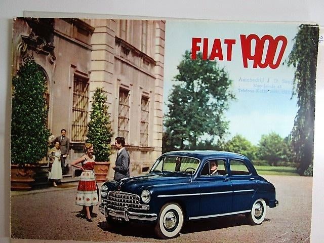 Oude Italiaanse autofolders, Verzenden, Gelezen, Algemeen