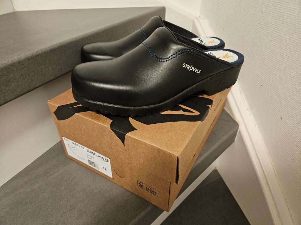 Strövels flex klompen nieuw in doos maat 42, Kleding | Heren, Schoenen, Ophalen of Verzenden, Nieuw, Zwart, Klompen