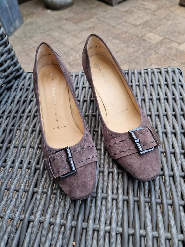 Te koop bruine damesschoenen, maat 38, merk Peter Kaiser., Kleding | Dames, Schoenen, Peter Kaiser, Schoenen met lage hakken, Bruin